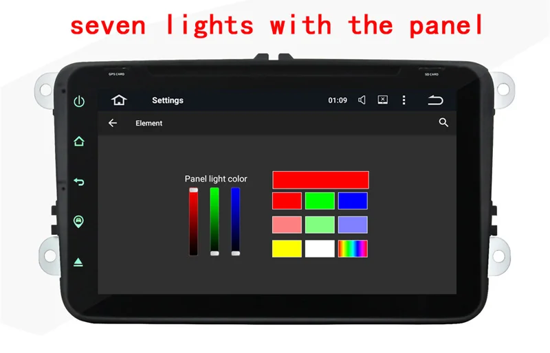 Discount 8 inch android 9.0 Car Radio For Volkswagen golf 6 touran passat B7 sharan Lavida polo with Navi GPS Card Car DVD Player 2