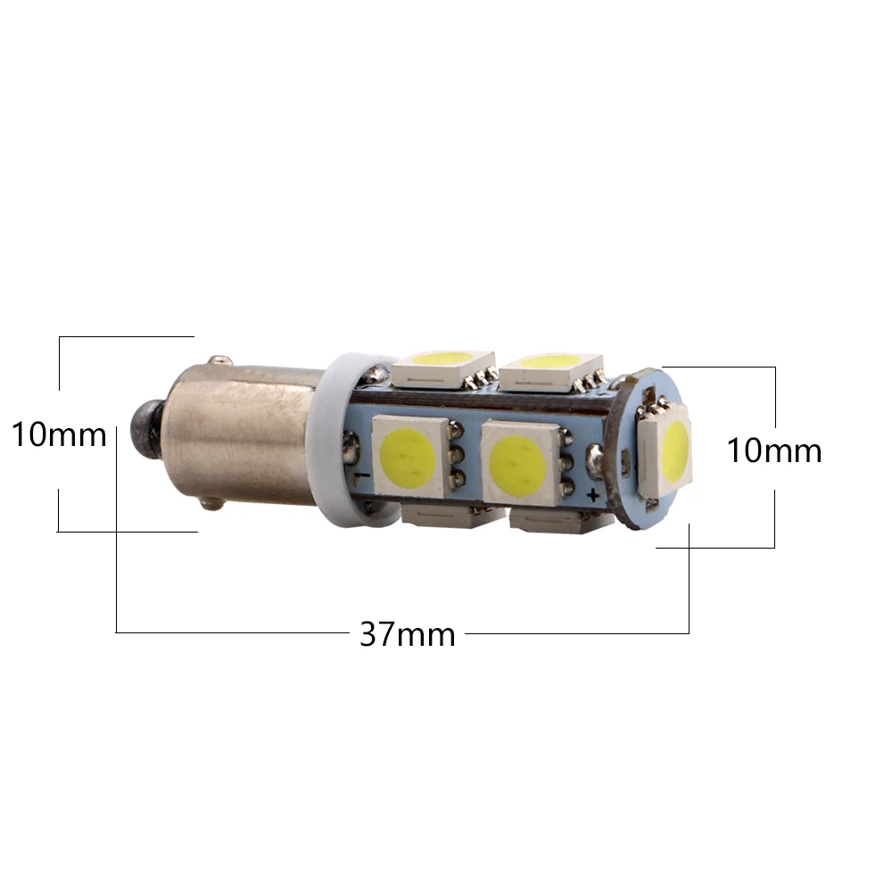 2 шт. T4W BA9S 9 SMD 5050 Автомобильная внутренняя светодиодная лампа, боковой маркер, задний фонарь, лампа для чтения, дверной номерной знак, светильник, зеленый, красный, синий