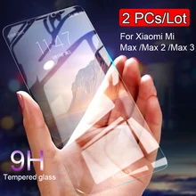 2 шт. закаленное стекло для Xiaomi Mi Max 3 стекло для Xiaomi Mi Max 2 Защитная пленка для экрана для xiomi Mi Max 2 3 защитное стекло
