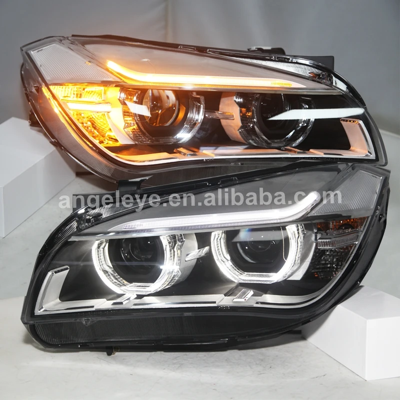 Для BMW X1 E84 Светодиодные ленты Ангельские глазки головной светильник 2009 2014 года