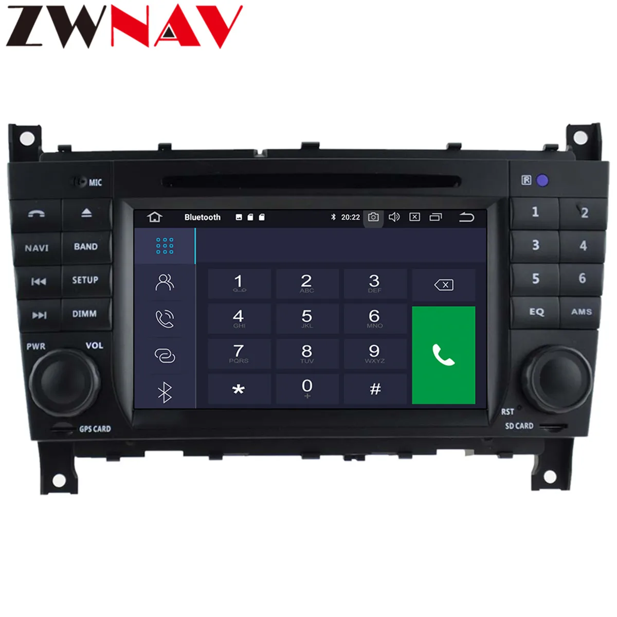 Автомобильный DVD плеер 4 + 64 7 дюймов Android 9 0 gps навигация для Mercedes Benz Φ GPS
