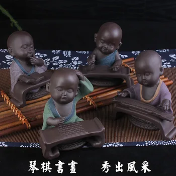 

Yixing Purple Color Sand Taoqin Chess Calligraphy And Painting To Tea Creative Home Accessories Gifts Furnishing Articles