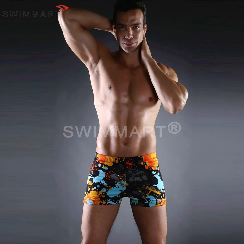 

Hot New Men Swimsuits Swimming Boxer Shorts mayo Beach Surf Board Shorts Trunks Men's Swimwear Brand swimsuit maillot de bain