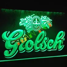 LA007-Grolsch Beer Bar Pub Club светодиодный знак неонового света