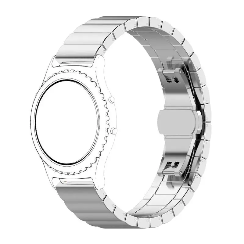 Стальной сменный браслет наручных часов для samsung S2 Classic AMAZFIT Zen Watch 2