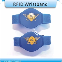 50 шт в наборе, 5# разъемная застежка-молния IP68 водонепроницаемый силиконовый 125 кГц TK4100 пвхс радиодатчиком/метки rfid браслет+ 1 шт. 125 кГц RFID Считыватель