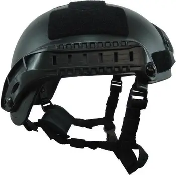 

Mich 2001 Military Tactical Combat Helmet w/ NVG Mount & Side Rail For Field game Airsoft tactical helmet