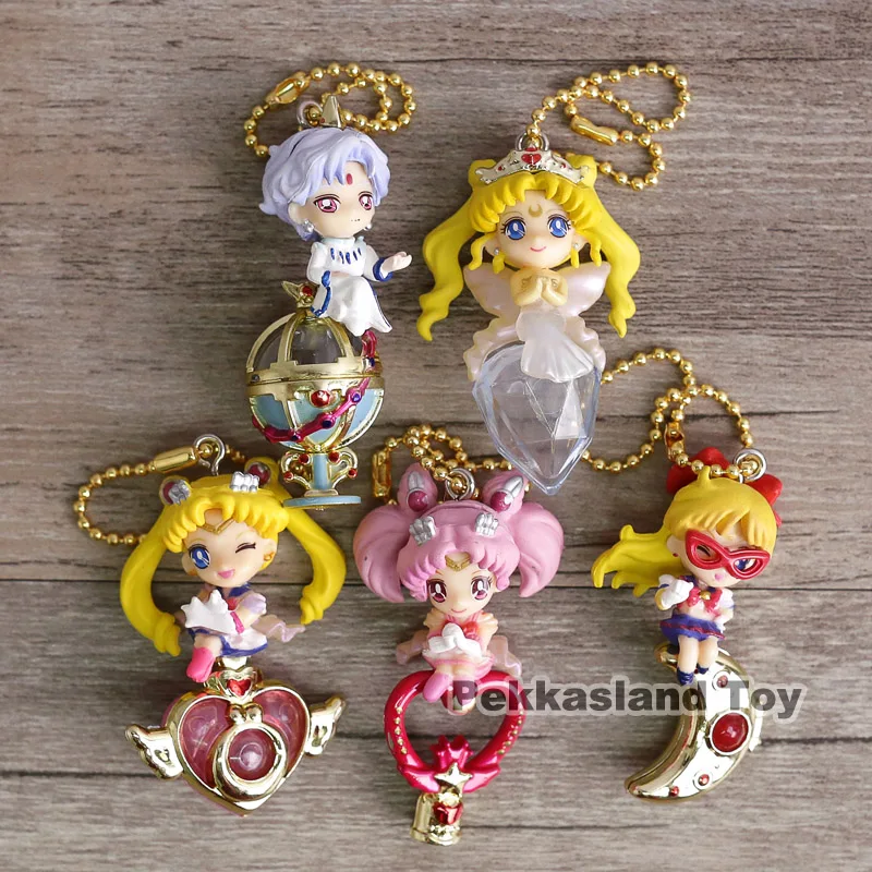 Куколка Твинкл Sailor Moon 25 лет Tsukino Usagi Serenity V Chibi Usa Helios ПВХ Фигурки игрушки 5