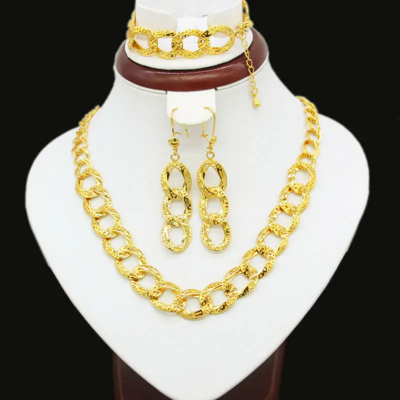 Bongri Etiopía Collar De Oro Collar Pendientes Anillos Boda Bongri Etiopía Collar De Oro Collar Pendientes Anillos Boda