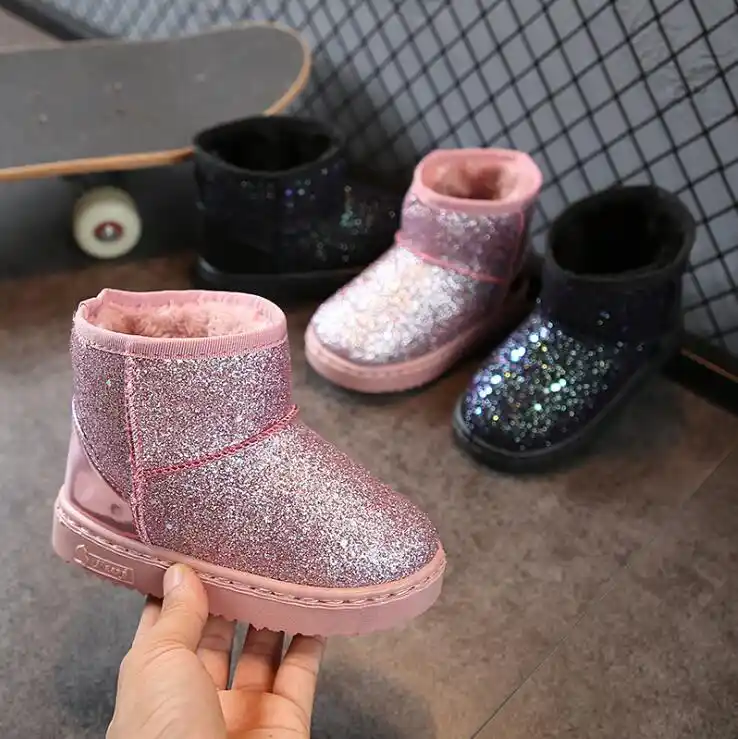 bota rosa de criança