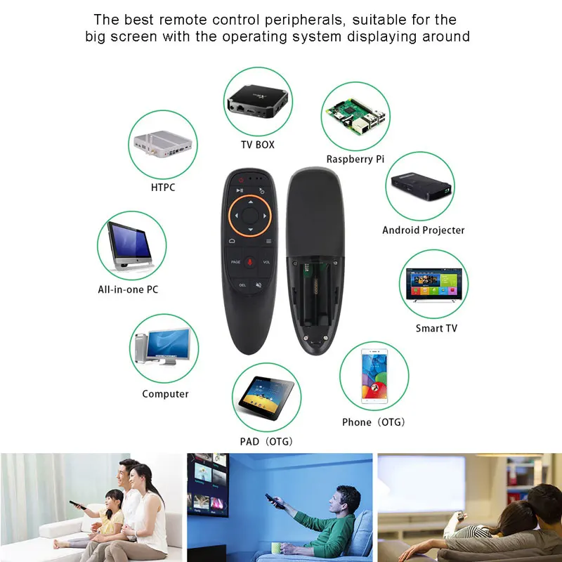 G10 Air mouse G10S Голосовое управление 2,4 ГГц беспроводной с гироскопом зондирования игры Голосовое управление умный пульт дистанционного управления для Android tv BOX