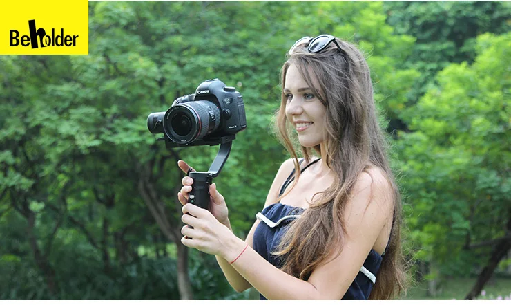 Beholder DS1 3-Axis Handhled Gimbal Stabilzier 32bit Camera Mount Support Canon 5D 6D 7D DSLR