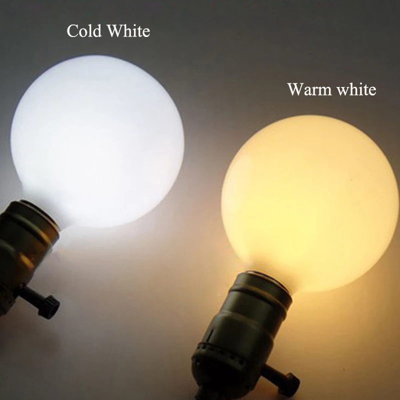 LED 밀크 화이트 전구 드레서 렌즈, 웨딩 장식 광원, G45, G50, G60, G80, G95, G125, E27