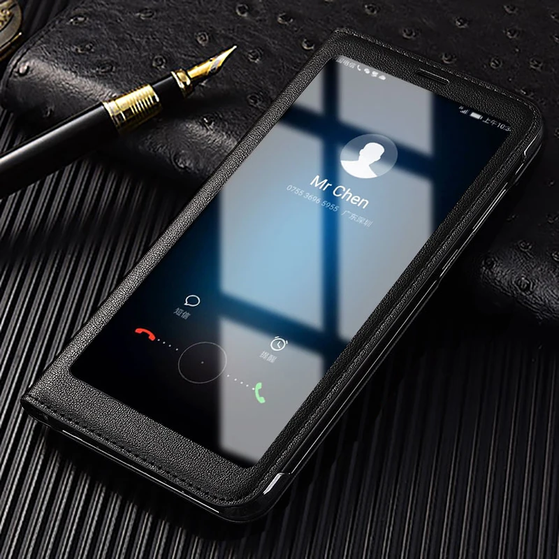For Huawei Honor V10 5.99 inch full view window Smart Flip