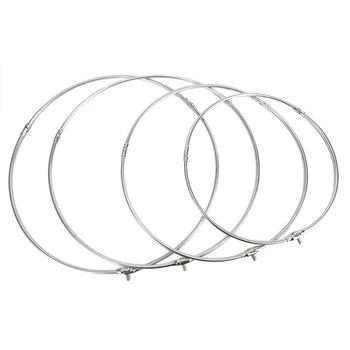 

35/40/45/50cm Sizes Fishing Net Head Stainless Steel Fishing Folding Net Brail Head Round Dipnet Tackle Accessory HOT