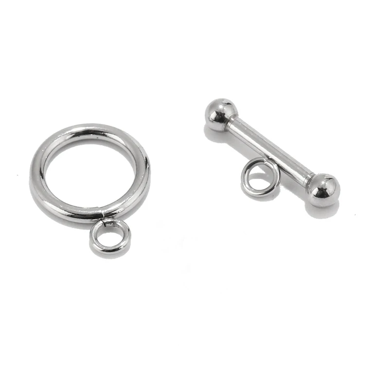 

5 SETS High Quality Polished Stainless Steel OT Clasps Connectors for DIY Bracelet Necklace Jewelry Findings Making Accessories