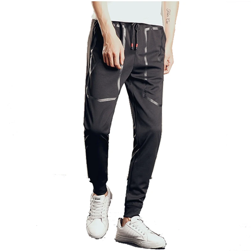 2018 Joggers Men's Slim Fit Taper Pants Push up Sweatpants Men Casual