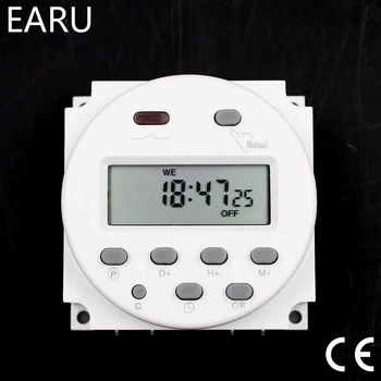

CN101A Timer Switch AC/DC 12V 24V 110V 120V 220V 230V 240V Digital LCD Power Week Mini Programmable Time Switch Relay 8A to 16A