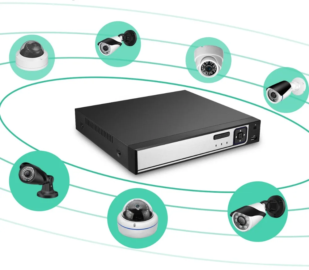 16CH 5 м CCTV NVR 8CH 4MP 4CH 5MP H.265/H.264 Детектор движения CCTV сетевой видеорегистратор FTP ONVIF для ip-камеры системы безопасности