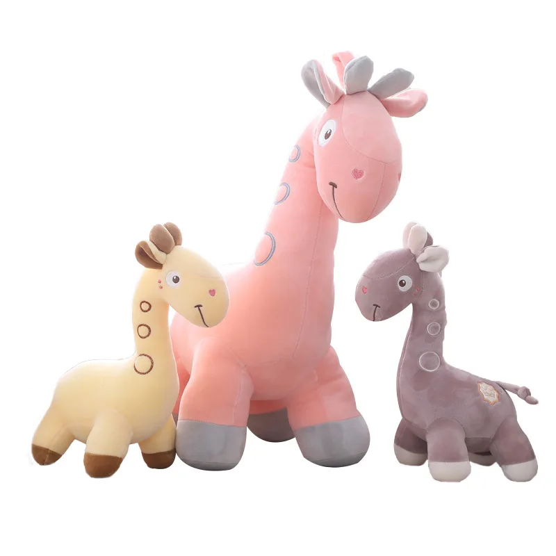 1pc Cute Baby Giraffe Plush Toys Soft Stuffed Simulation Animals