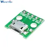 Micro / Mini USB Type A Male/USB Type A Female Interface Adapter to 2.54mm DIP PCB Board Adapter Converter Breakout Board Module ► Photo 3/6