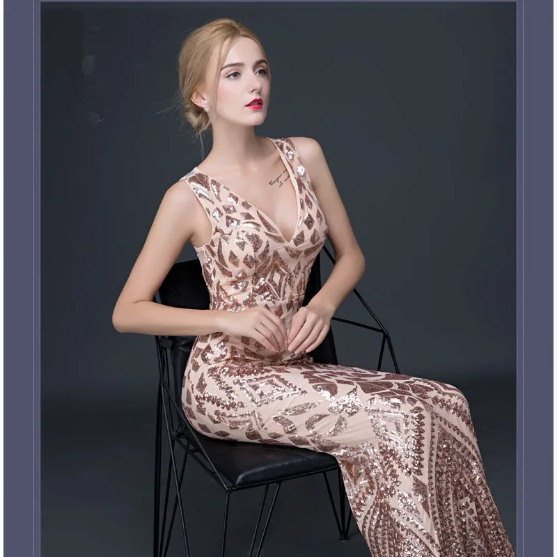 V шеи вечерние платья для выпускного вечера vestidos de novia abendkleider Вечернее Платье vestidos de festa свадебное платье TK109