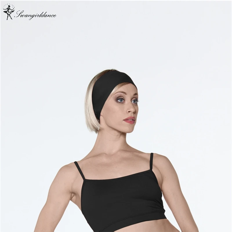 cotton black girls dancing Headband ballet headdress dance accessories