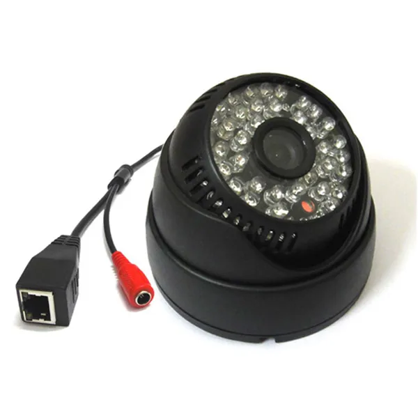 IP Камера 720 P Securiy HD сеть видеонаблюдения Камера 1.0MP Крытый 48 светодиодов ИК Цвет ONVIF H.264