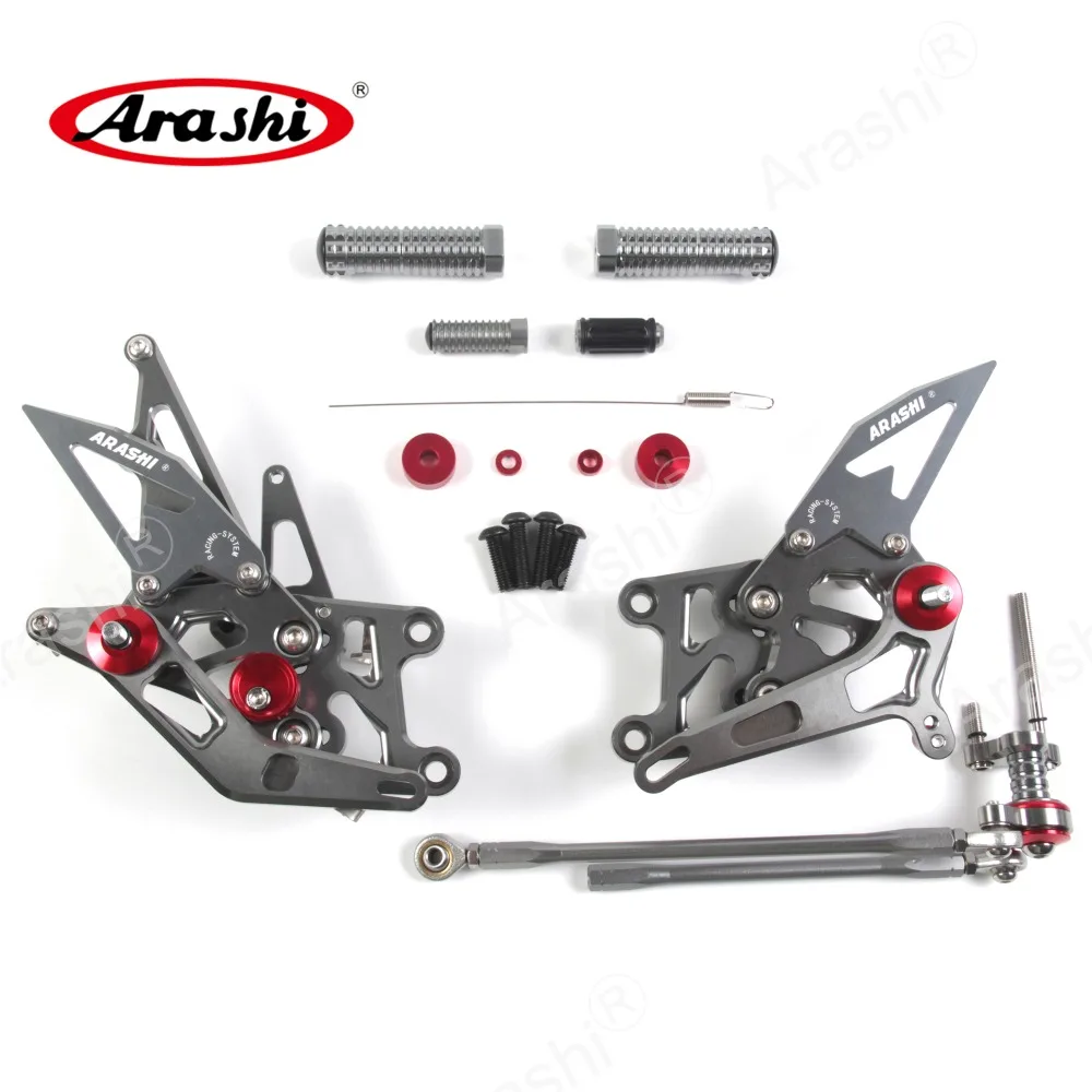 Arashi для HONDA CBR600RR 2009- CNC регулируемая подножка Rearset Rider подножки CBR600 CBR 600 RR 12 2013