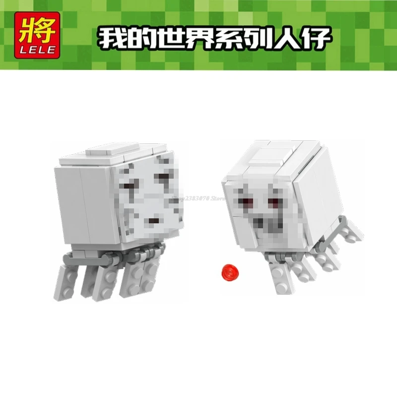 

Legoings Minecraft Village Set Ghast B034 B035 Building Blocks Kids Toys Compatible With Legoingly My World DIY Bricks Figures