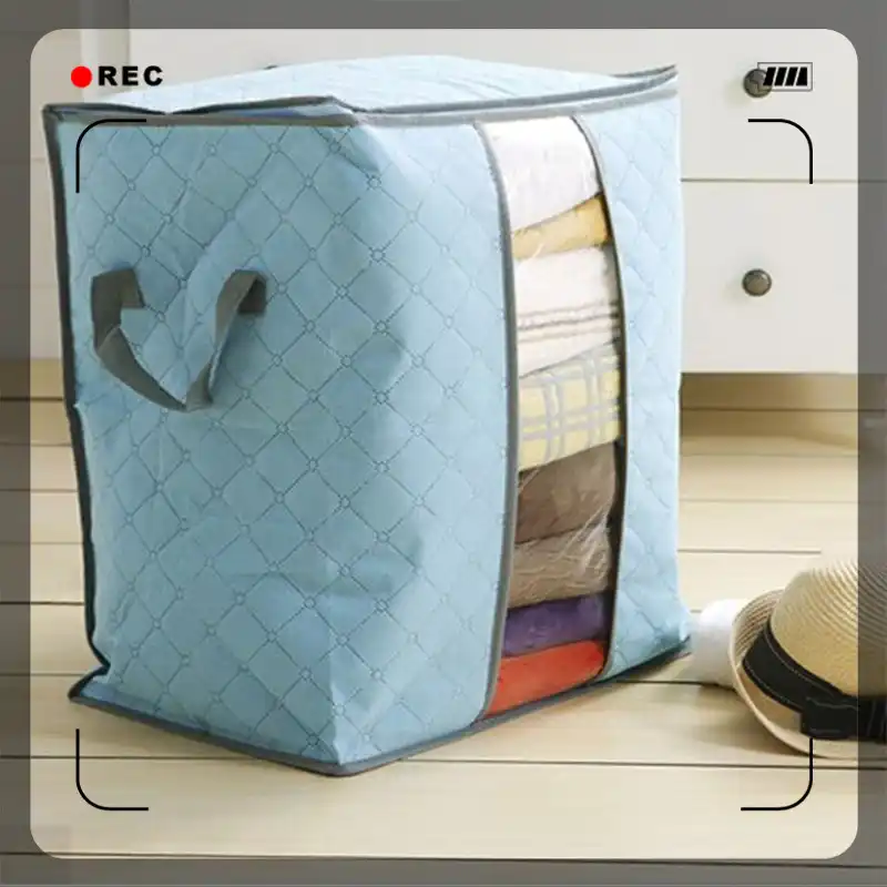 Quilts Blankets Pillows Clothing Sorting Storage Organizer Bag Box container GY