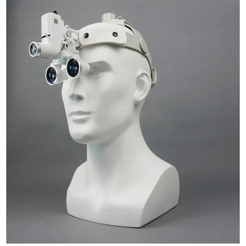 2.5X 3.5X Dental Binocular Loupes Glasses surgical magnifier with headlight-10