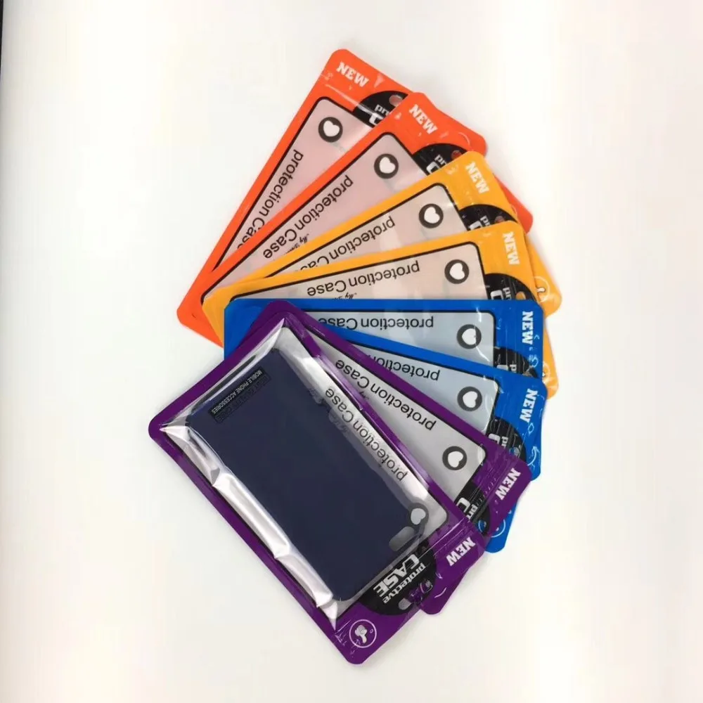 1000Pcs/ Lot Plastic Zip Lock Cell Phone Case Bags Mobile Phone Shell