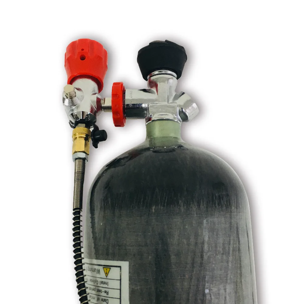 AC16830 Paintball Pistol New 6.8L 300bar 4500psi Compressed Air Tank Gas Cylinder & Valve & Fill Station Drop Shipping Acecare
