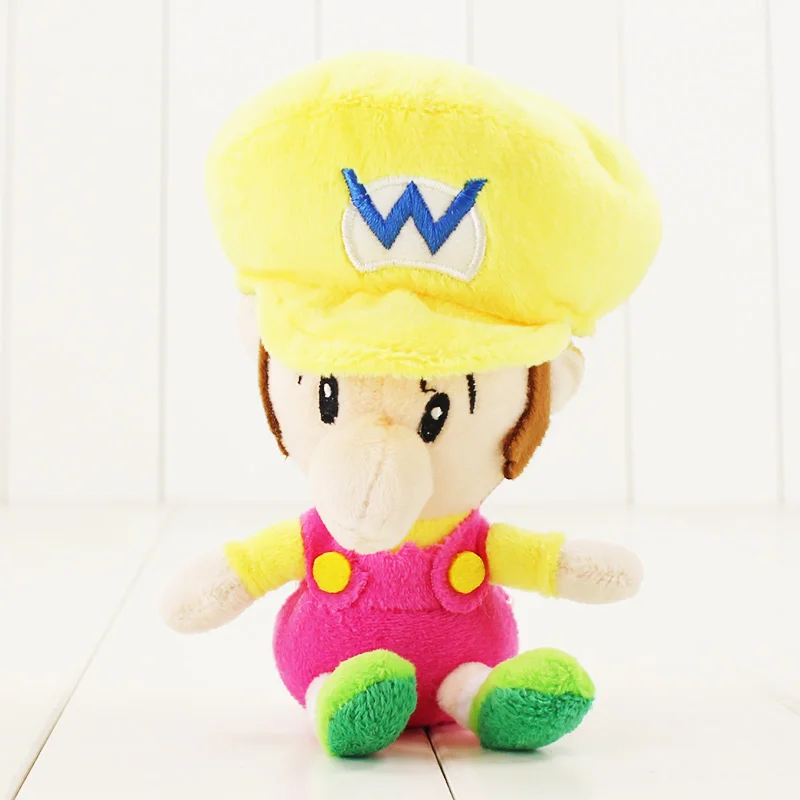 17 см 4 стиля Марио Луиджи уарио Waluigi BABY Super Mario Bros. Плюшевые мягкие с наполнением куклы игрушки для детей Подарки