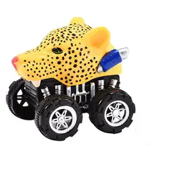Модель машинки машина игрушка волшебный трек мини автомобиль тянуть назад животные Машинки с большой шиной колеса креативные подарки для