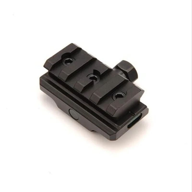 

4 Slot Tactical Low Riser Picatinny Rail with Spirit Bubble Level Increase Level Bracket Scope Mount Base Weaver for Rifle