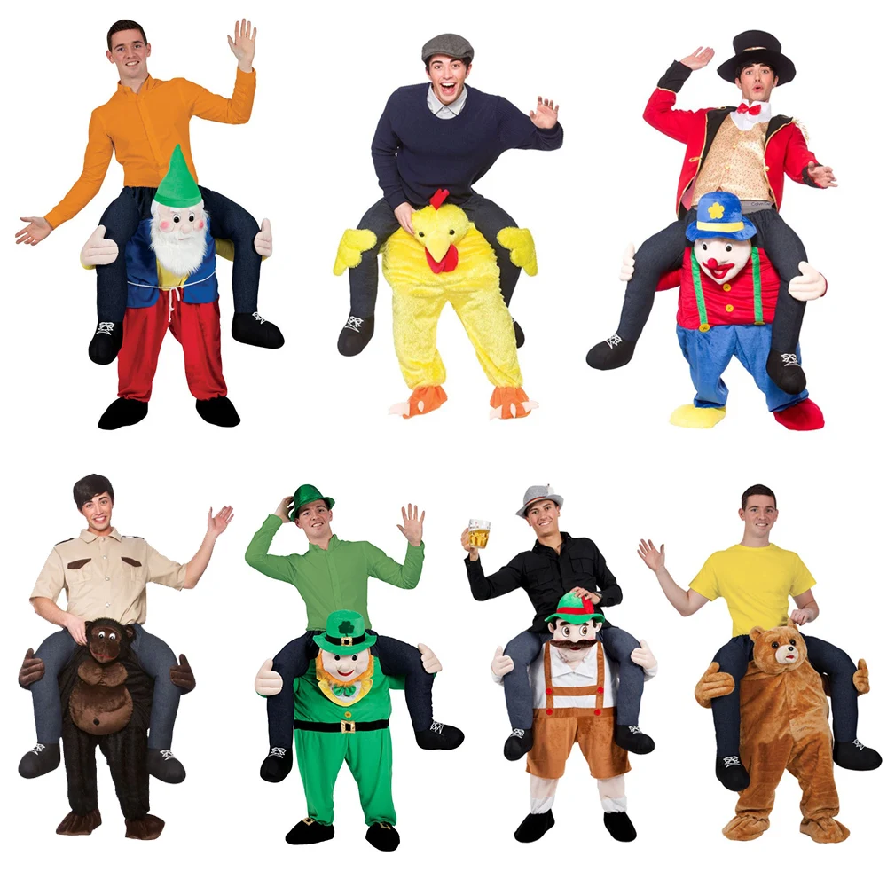 2017-New-Carry-Me-Ride-on-Bear-Oktoberfest-Costume-Animal-Funny-Dress-Up-Fancy-Pants-Novelty