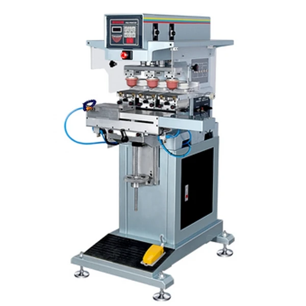 

automatic 3 color pad printer with closed ink cup