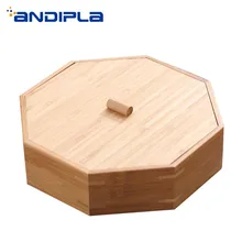 Чайная посуда коробка для хранения с комплект крышек из натурального бамбука ящики для чая подставка для чашки пуэр сепаратор Caddies чайная церемония Аксессуары декор