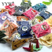 28 шт./пакет натуральный бледно-лиловый уд духи Ладан конусов с ароматом цветов ароматом сандалового дерева Ладан Домашний аромат диффузор конусов Incenso