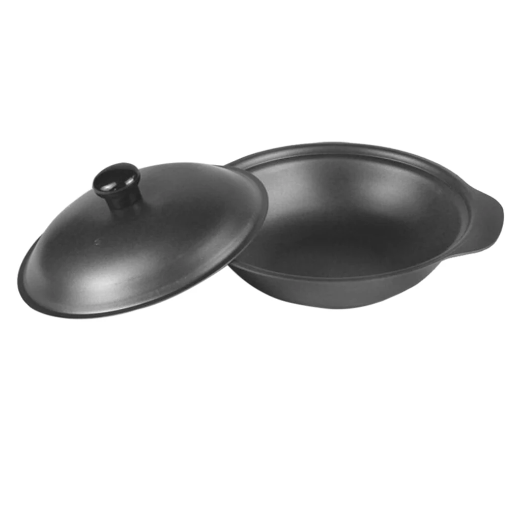 

Cookware Cast Iron Casserole Pot with lid, Perfect for Braising,Slow Cooking,Simmering and Baking