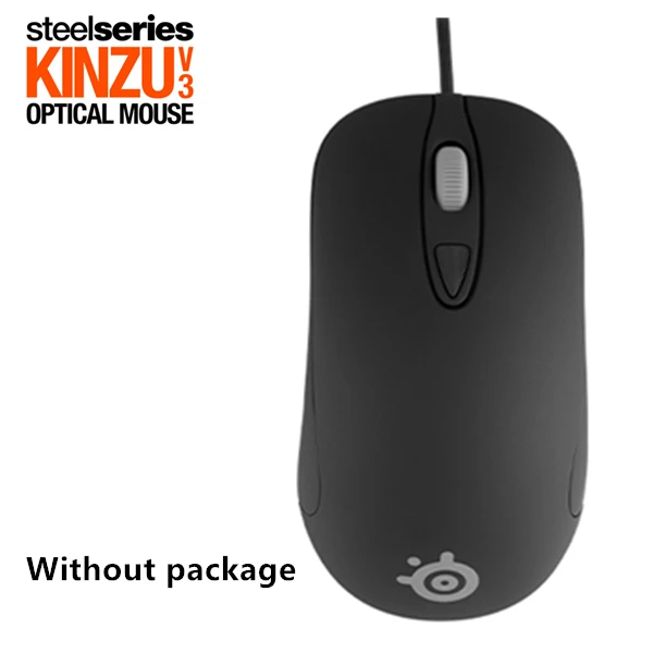 Оригинальная игровая мышь SteelSeries Kinzu V3/V2, USB Проводная оптическая мышь 2000 dpi Steelseries - Цвет: black without box