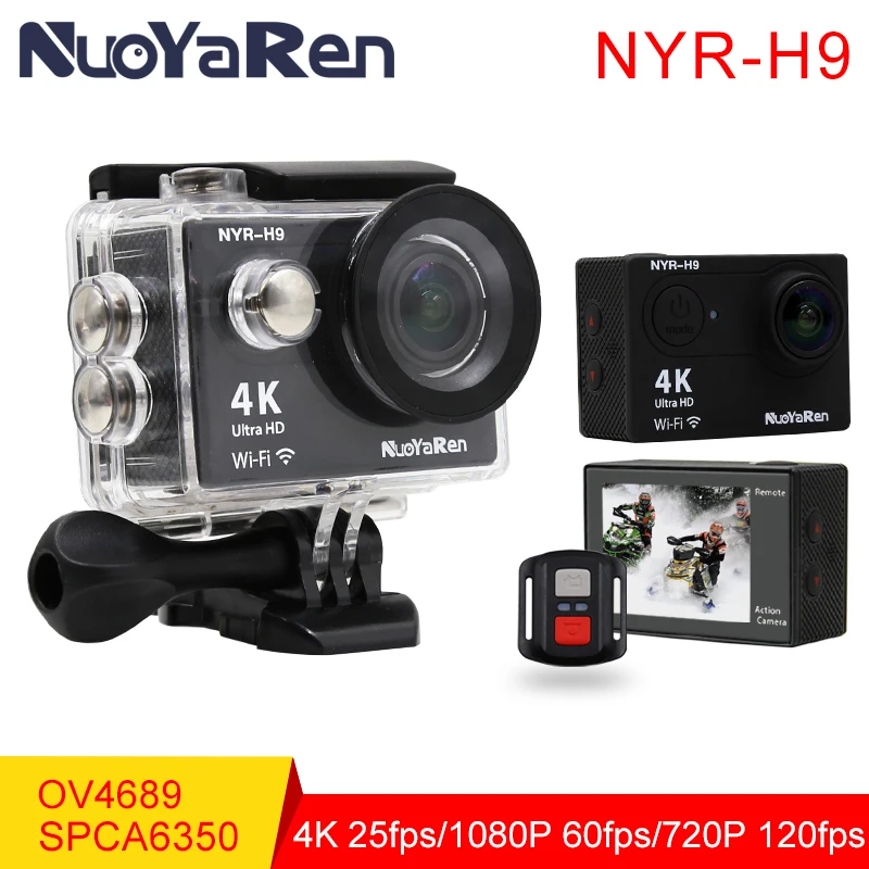 Prix pour Camera Action NYR H9/H9R 4 K Wifi Ultra HD 1080 p/60fps 720 P/120FPS Aller étanche Mini Cam Pro sport caméra Prix pour Camera Action NYR H9/H9R 4 K Wifi Ultra HD 1080 p/60fps 720 P/120FPS Aller étanche Mini Cam Pro sport caméra