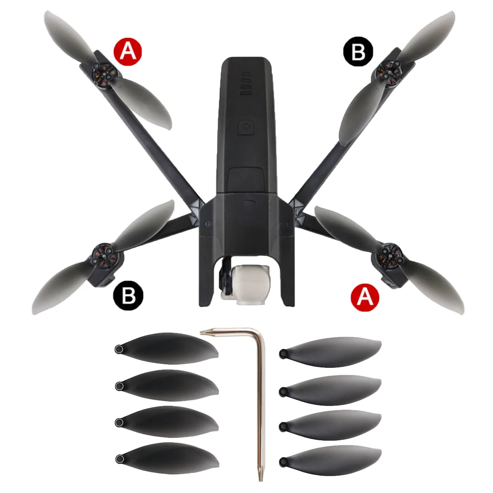 8pcs Replacement Propellers CCW/CW Blade Props Propeller for Parrot Anafi Compact 4K Drone Folded FPV RC Quadcopter Accessories |