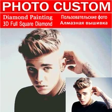 Алмазная картина фото DIY фото изображение на заказ Стразы Вышивка бисером вышивка крестом 5D украшение дома