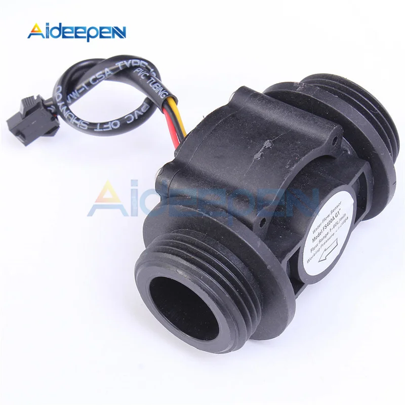 DC 5 V-24 V DN25 поток воды Сенсор переключатель 1-60L/min Жидкостный расходомер счетчик вертикальный/горизонтальный Холла потока Сенсор 12V 18V