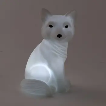 

Led Lovely Creative Night Lamp High Quality Rabbit Fox Owl Lights Silicone Dolls Nightlight Baby Bedroom Table Lamp