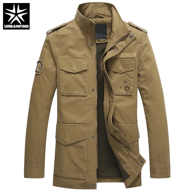 URBANFIND Multi Pocket Decoration Men Military Cotton Jacket Size M ... URBANFIND Multi Pocket Decoration Men Military Cotton Jacket Size M-3XL Classic Design Man Casual