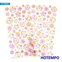 2 Sheets High Quality Crystal Epoxy Drop Shape Pegatinas 3D Pink Sakura Waterproof Children Diamond Stickers for Diary 2 Sheets High Quality Crystal Epoxy Drop Shape Pegatinas 3D Pink Sakura Waterproof Children Diamond Stickers for Diary